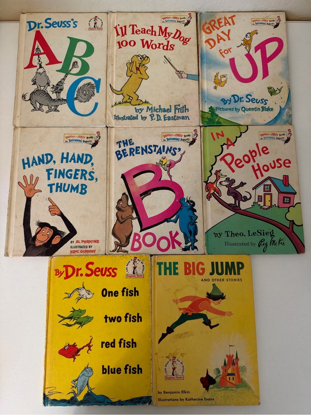 Dr. Seuss Kids Books Lot - all Bookclub Editions
